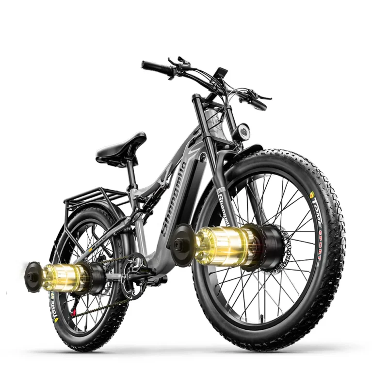 Shengmilo S600 Adult 2000W Men's E-Mountain ebike with Two Motors